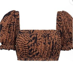 NWT Montce Tigre Micro Scrunch
Marcela Top